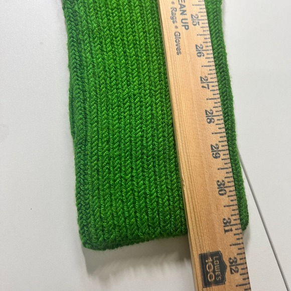 Club Monaco Oversized Shaker Knit Italian Yarn Wool Sweater Women's L Green Cozy - Picture 8 of 10